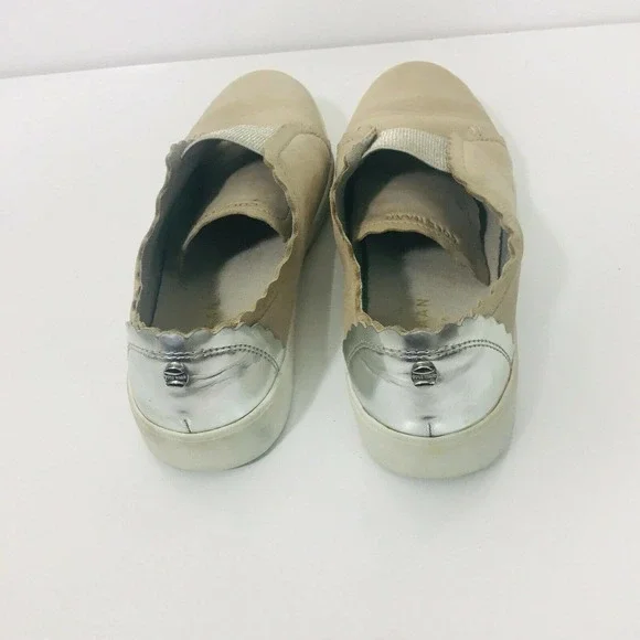 COLE HAAN W17783 Grand Crosscourt Scallop Slip-On Leather Shoes Women's 6 B - Picture 3 of 5